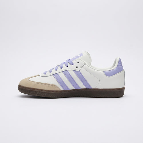 Adidas Samba Blanco Lila vista del otro lado