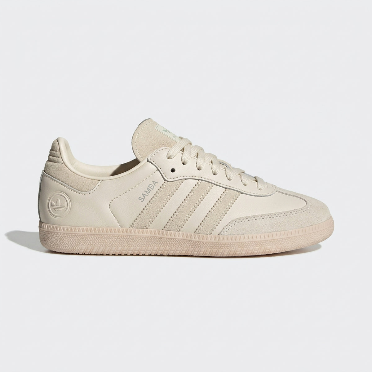 Adidas Samba Crema vista lateral
