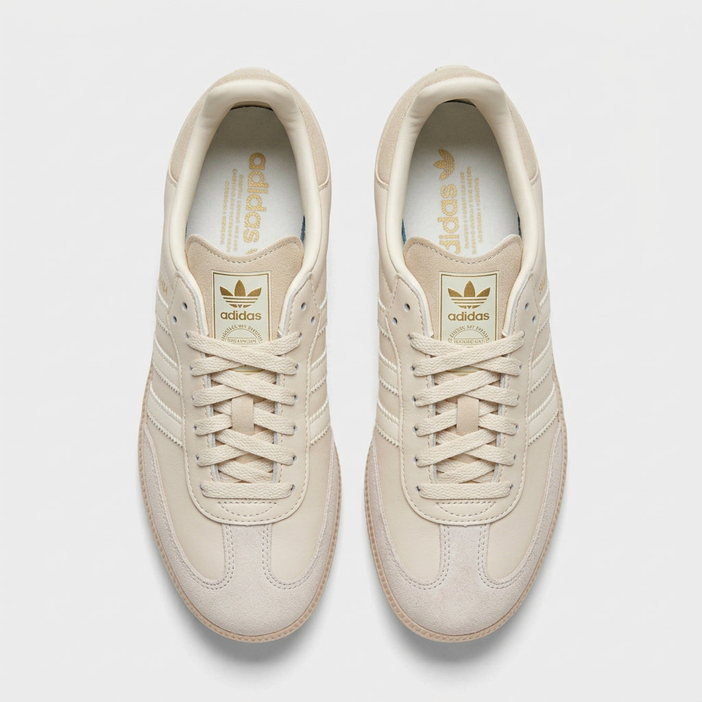 Adidas Samba Crema vista desde arriba