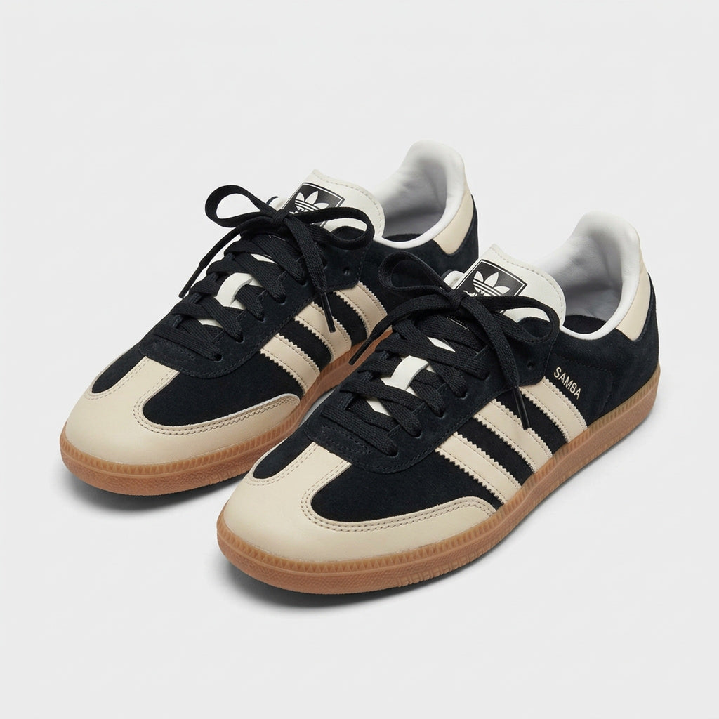 Par de Adidas Samba Negro Crema