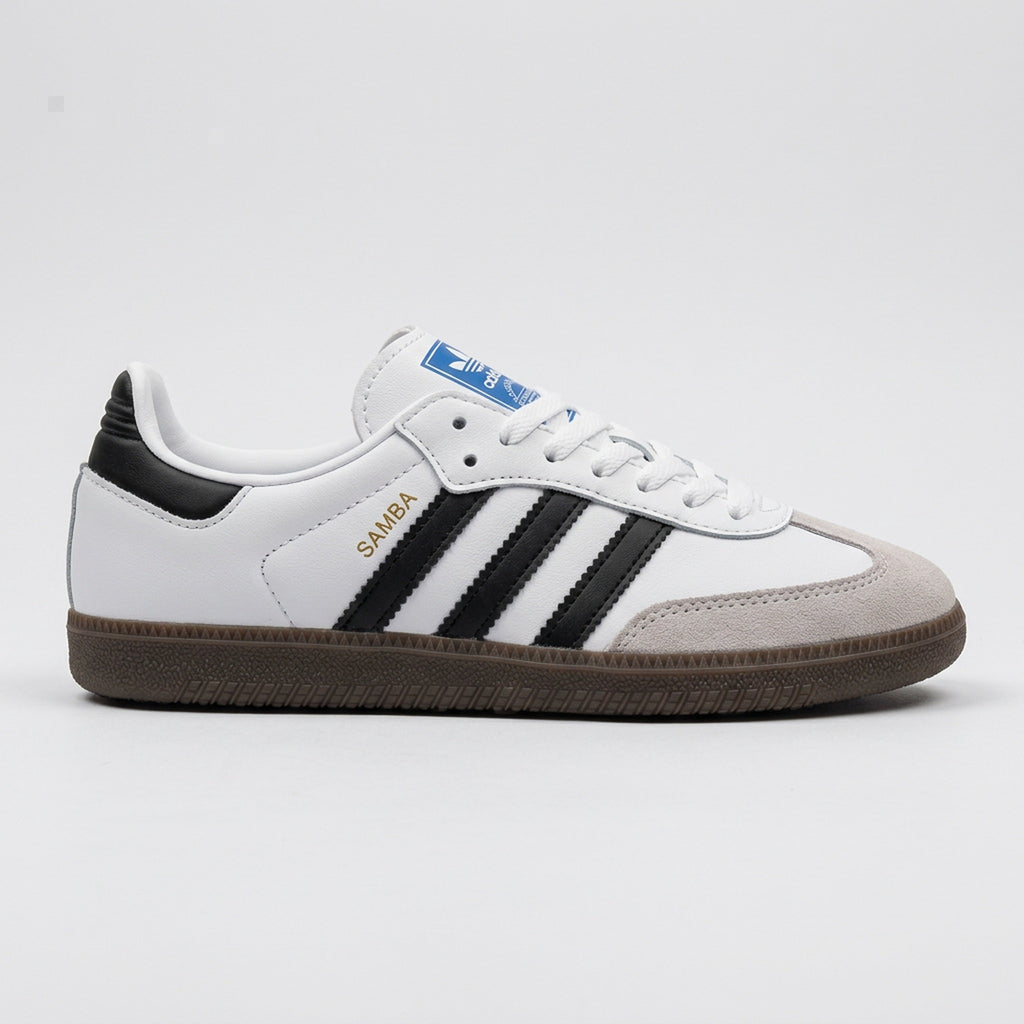 Adidas Samba OG Blanco Negro vista lateral