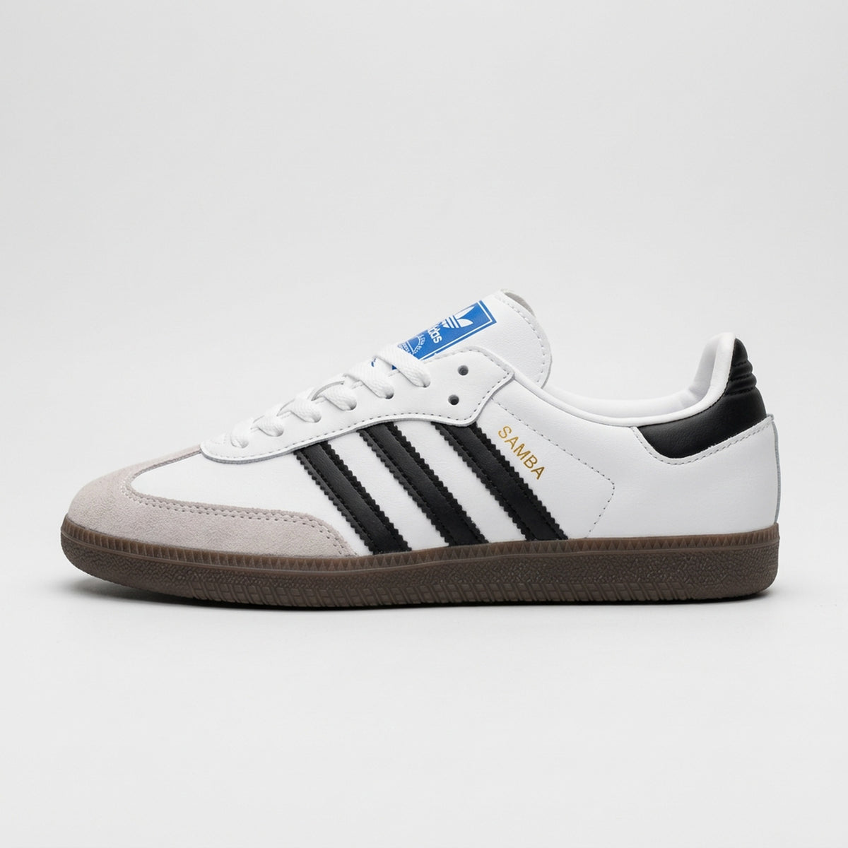 Adidas Samba OG Blanco Negro vista del otro lado