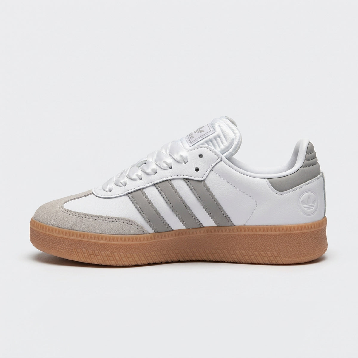 Adidas Samba XLG Blanco Gris vista del otro lado