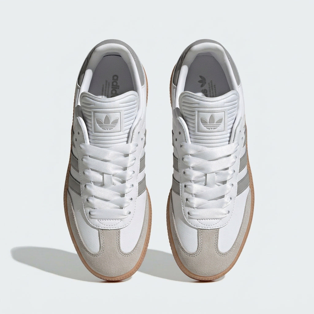 Adidas Samba XLG Blanco Gris vista desde arriba