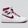 Nike Air Jordan 1 High OG Blanco Vinotinto - vista lateral derecha