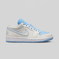 Nike Air Jordan 1 Low Blanco Azul Cielo vista lateral