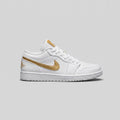 Nike Air Jordan 1 Low Blanco Dorado - vista lateral derecha