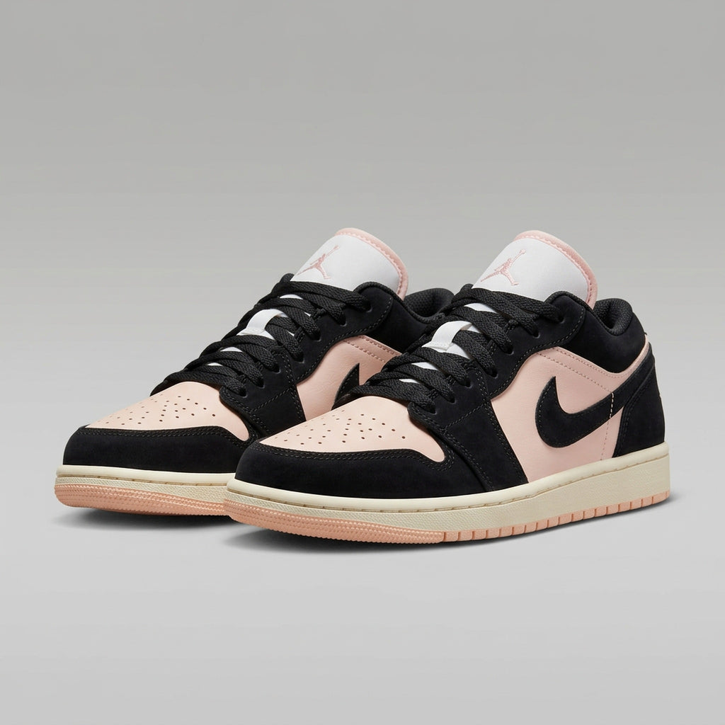 Nike Air Jordan 1 Low Negro Rosado - par