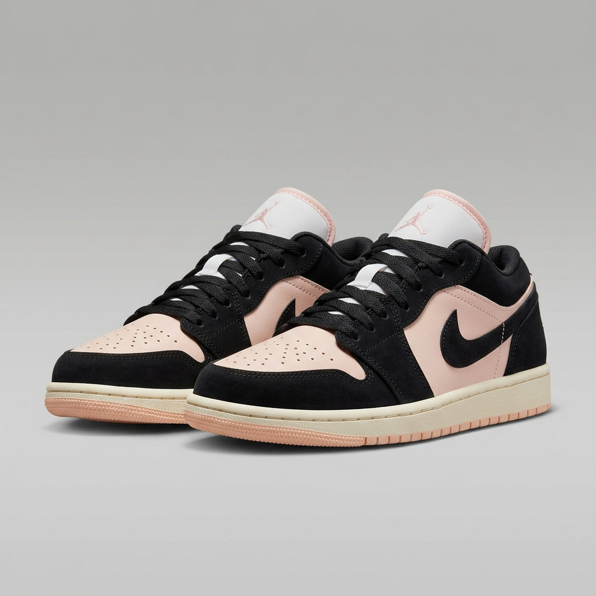 Nike Air Jordan 1 Low Negro Rosado - par