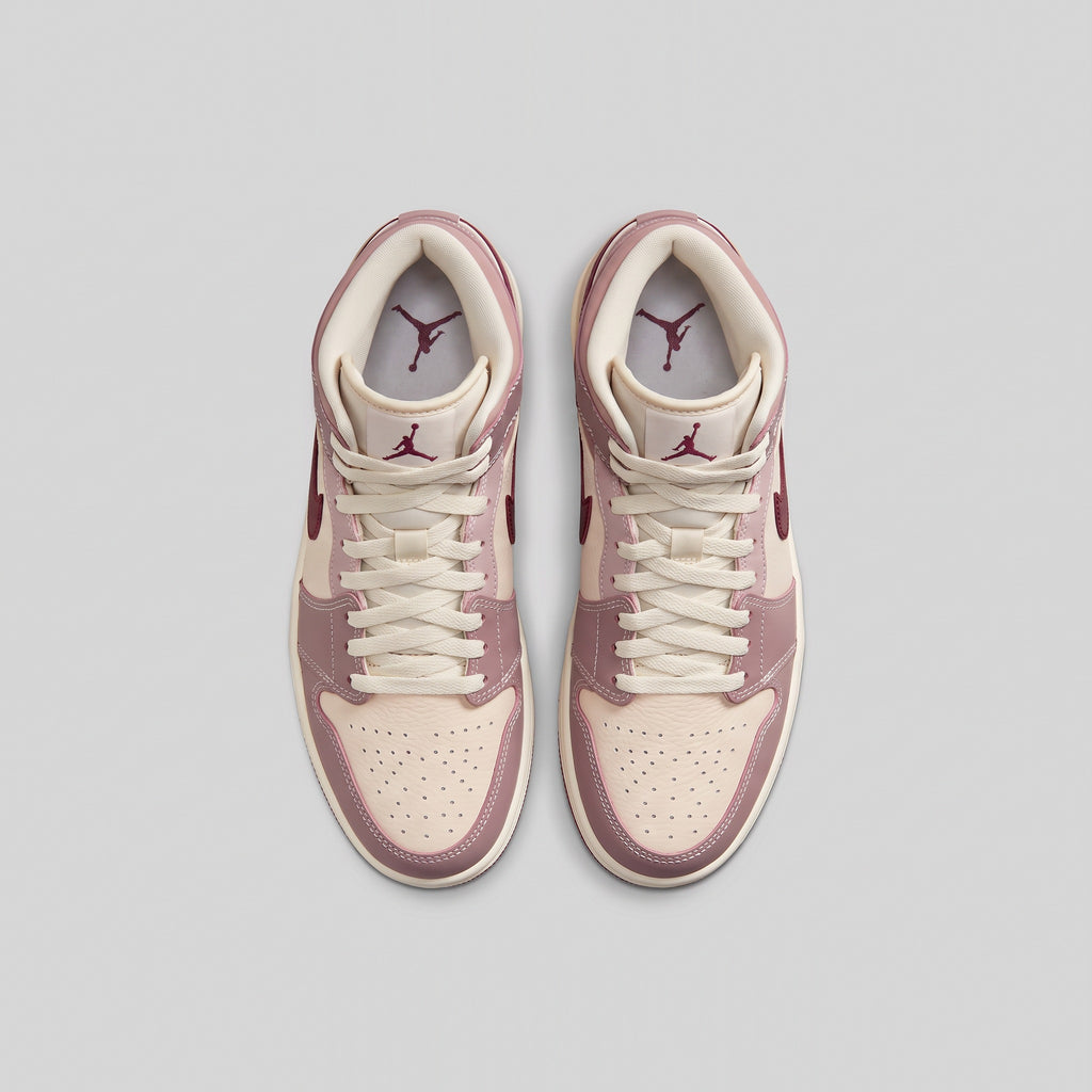 Nike Air Jordan 1 Mid Malva Rosa - vista superior