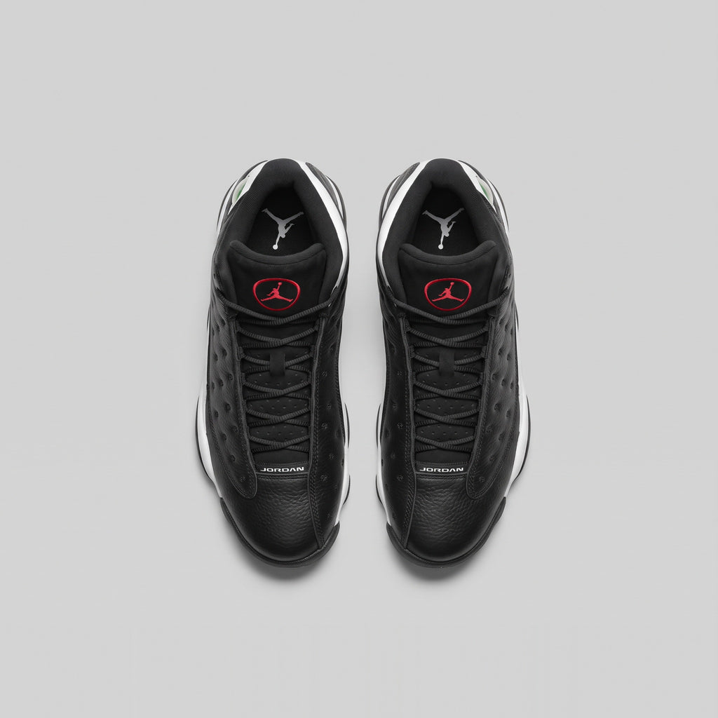 Nike Air Jordan 13 Retro Negro Blanco - vista superior