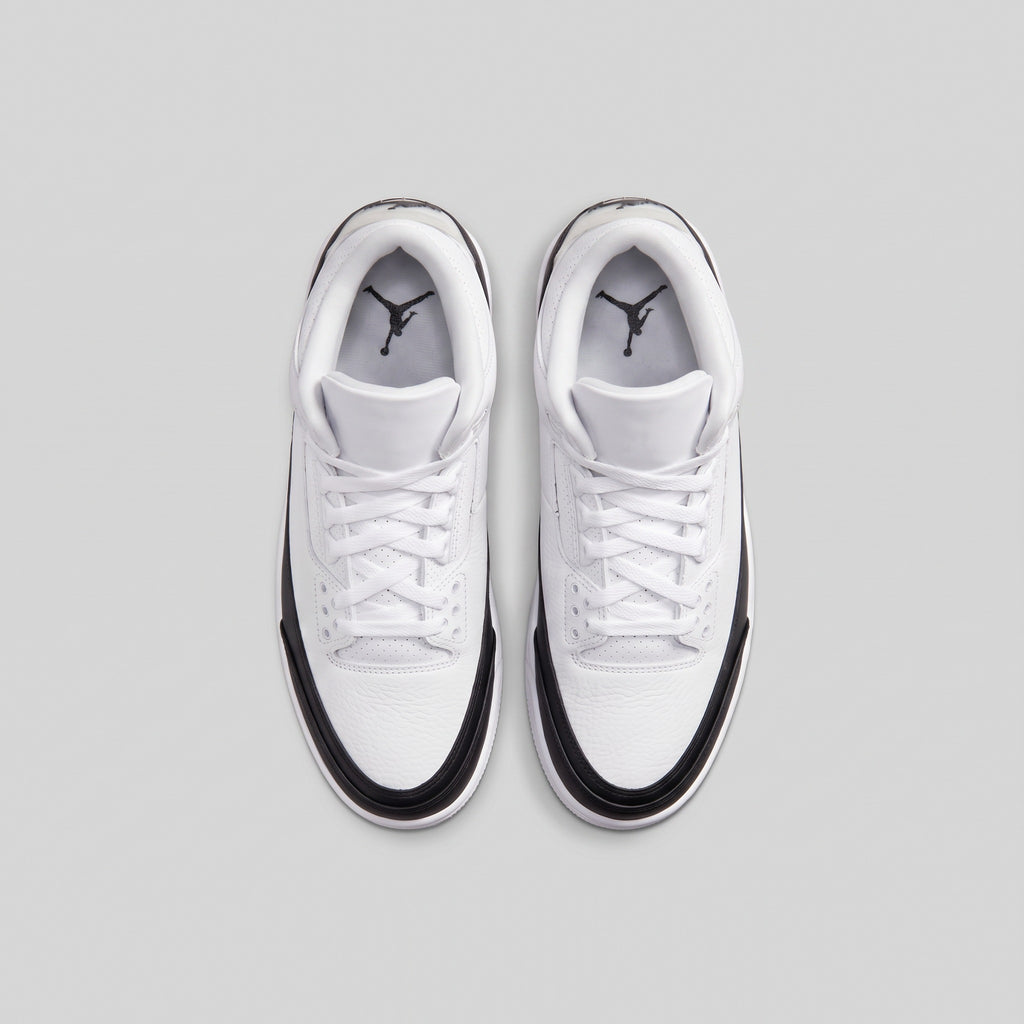 Nike Air Jordan 3 Retro Blanco Negro - vista superior