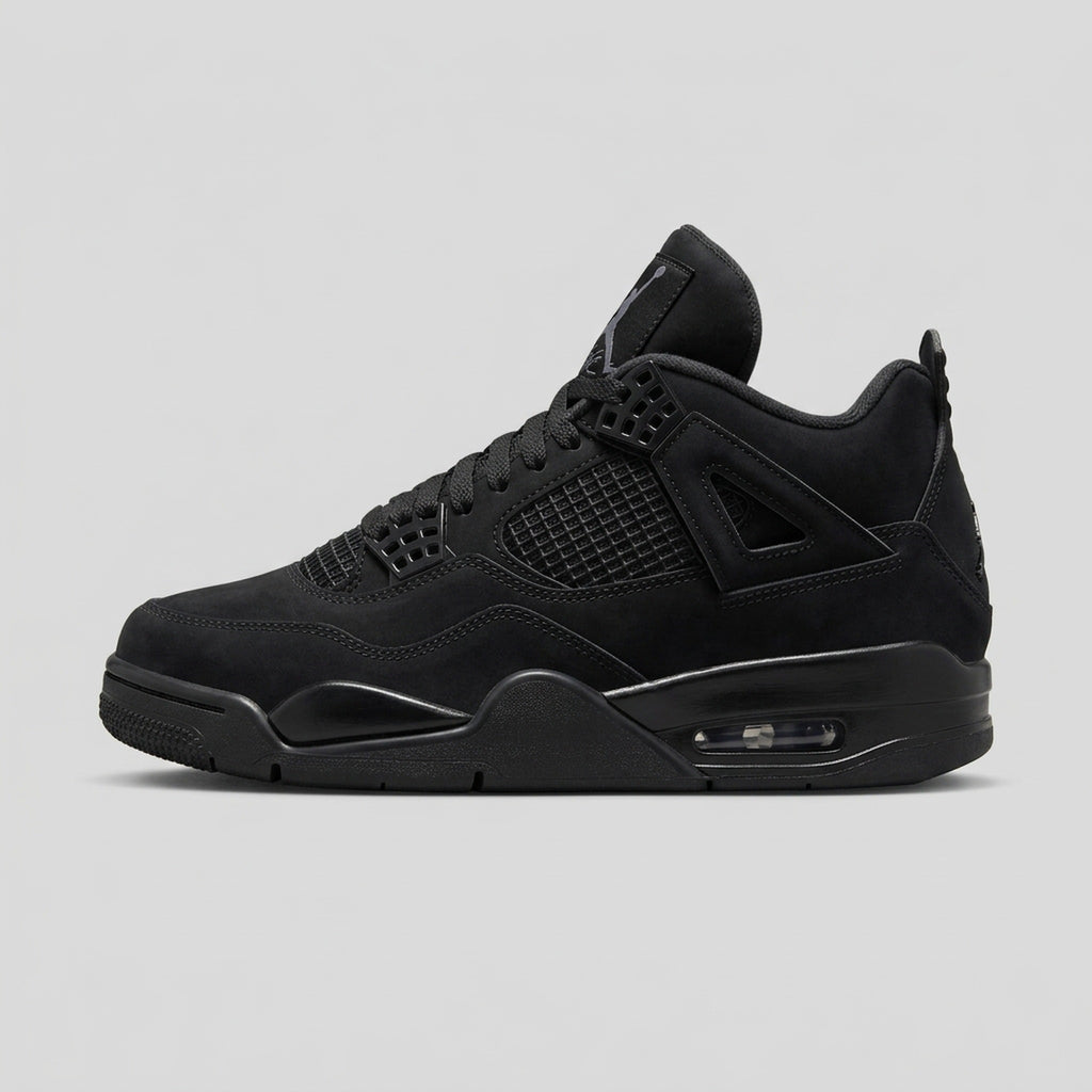 Nike Air Jordan 4 Retro Black Cat - vista lateral izquierda