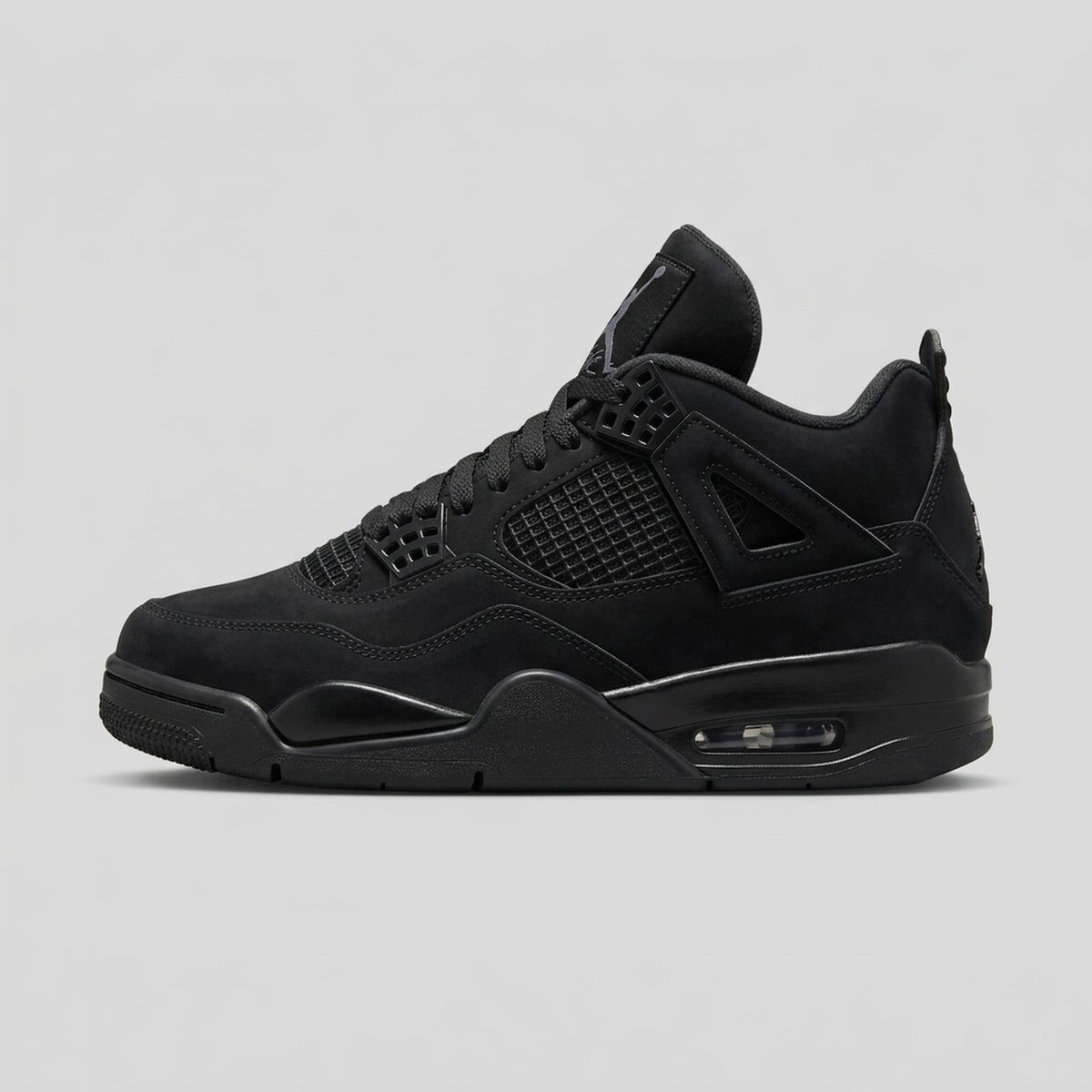 Nike Air Jordan 4 Retro Black Cat - vista lateral izquierda