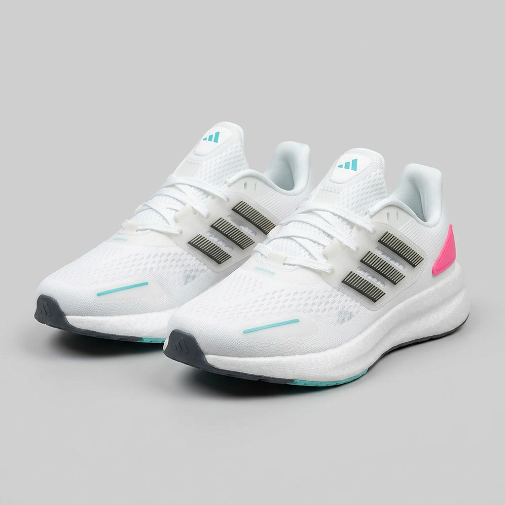 Par Adidas Pureboost Blanco Rosado