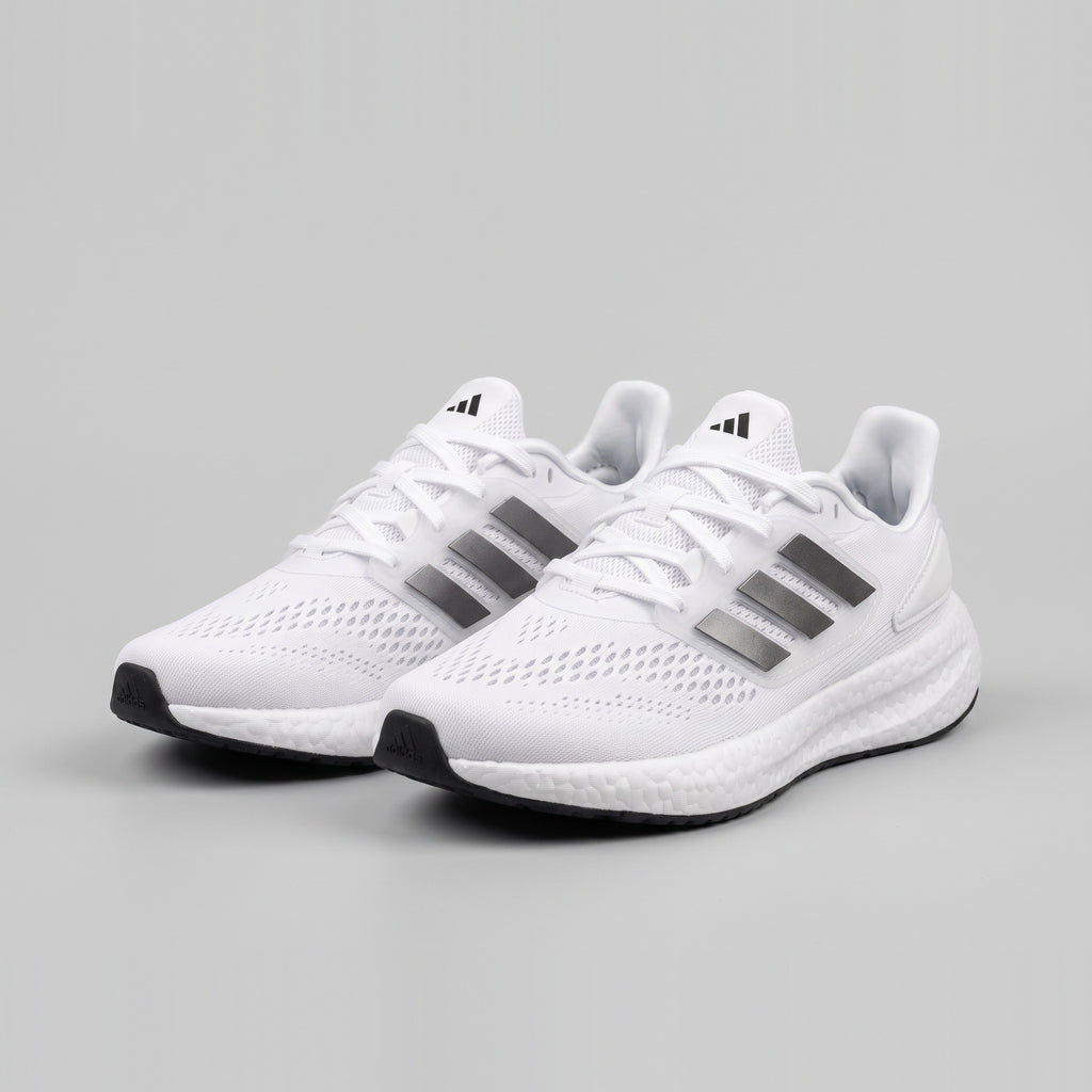 Par Adidas Pureboost Blanco Plata