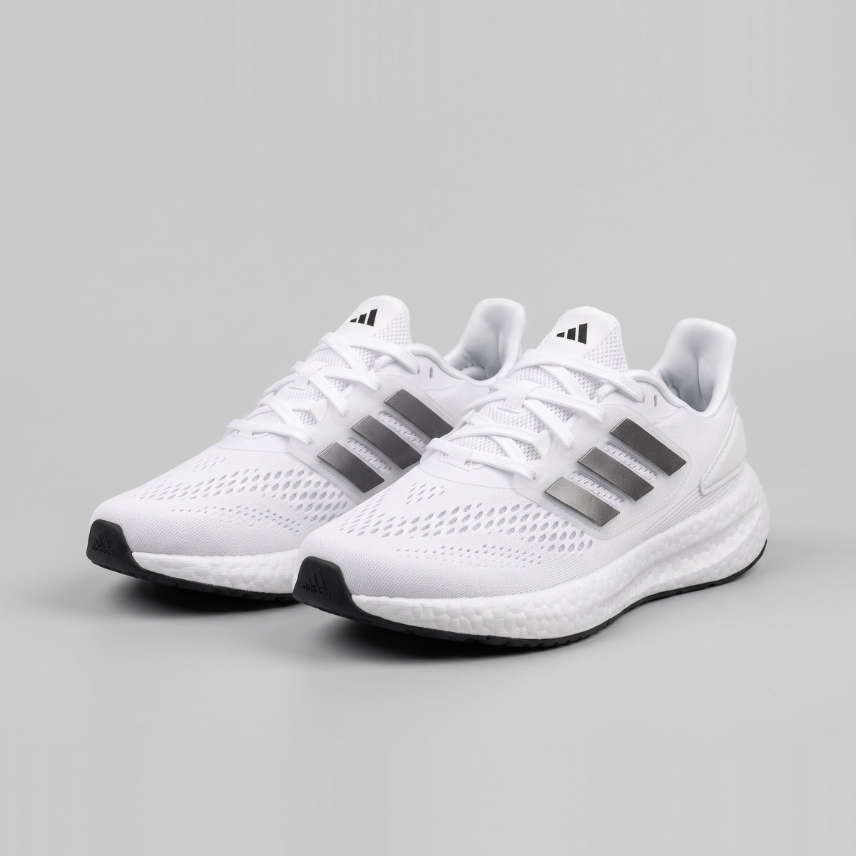 Par Adidas Pureboost Blanco Plata