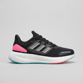 Adidas Pureboost Negro Rosado vista lateral