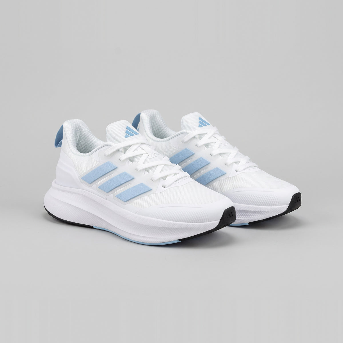 Par Adidas Runfalcon Blanco Celeste