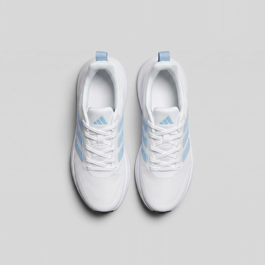 Adidas Runfalcon Blanco Celeste vista superior