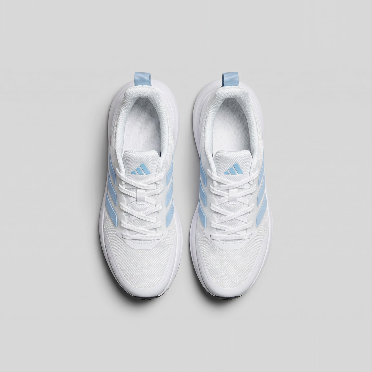 Adidas Runfalcon Blanco Celeste vista superior