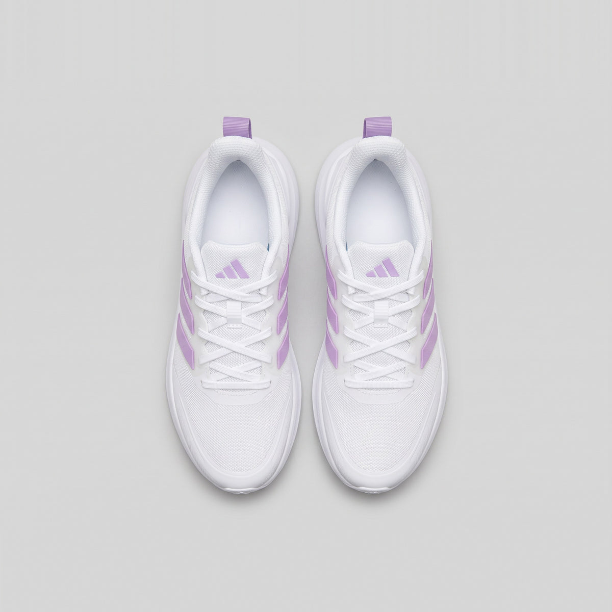 Adidas Runfalcon Blanco Lila vista superior