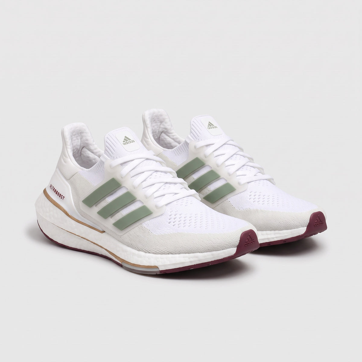 Par Adidas Ultraboost Light Blanco Salvia