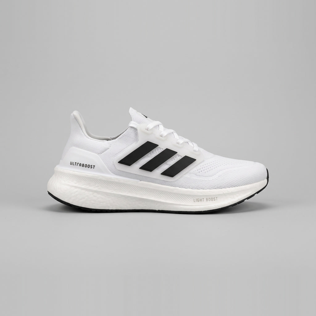 Adidas Ultraboost Light Blanco Negro vista lateral