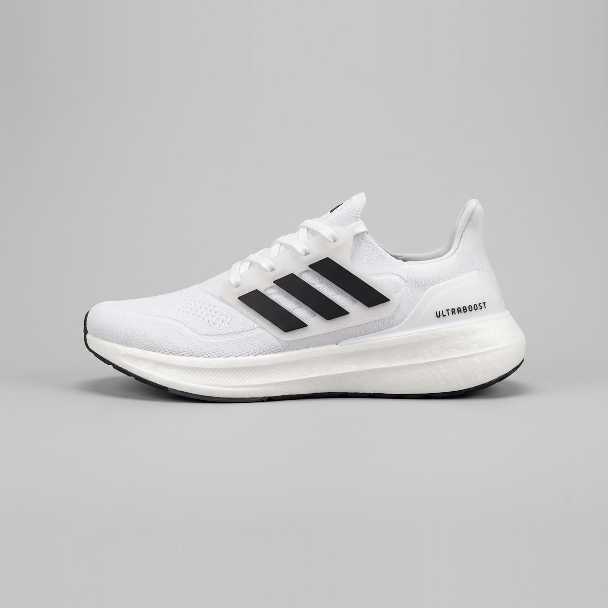 Adidas Ultraboost Light Blanco Negro vista lateral izquierda