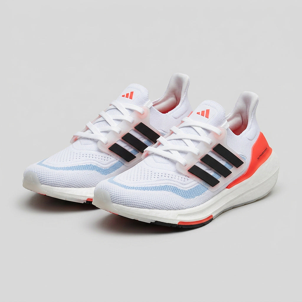 Par Adidas Ultraboost Light Blanco Rojo