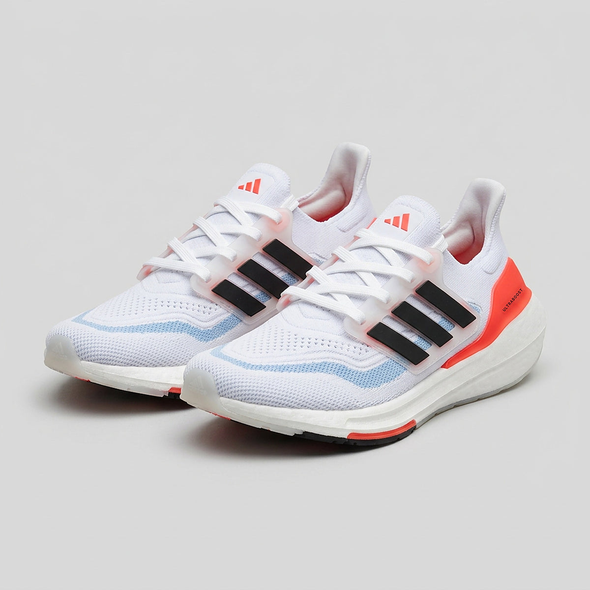 Par Adidas Ultraboost Light Blanco Rojo